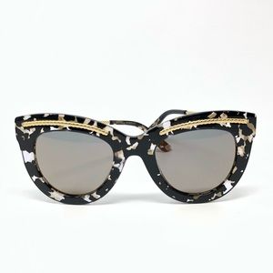 Bottega Veneta Tortoise Cat Eye Sunglasses